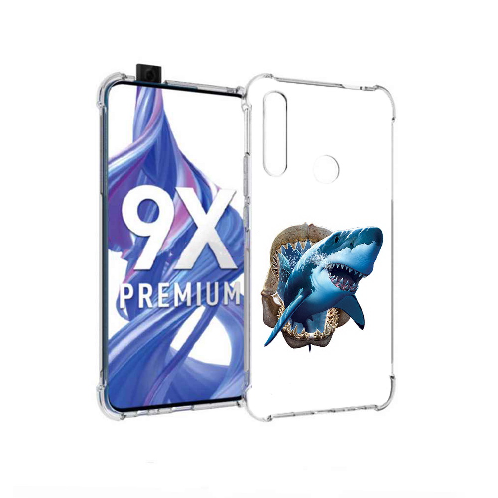 

Чехол MyPads Tocco для Honor 9X челюсти (PT139835.22.675), Прозрачный, Tocco