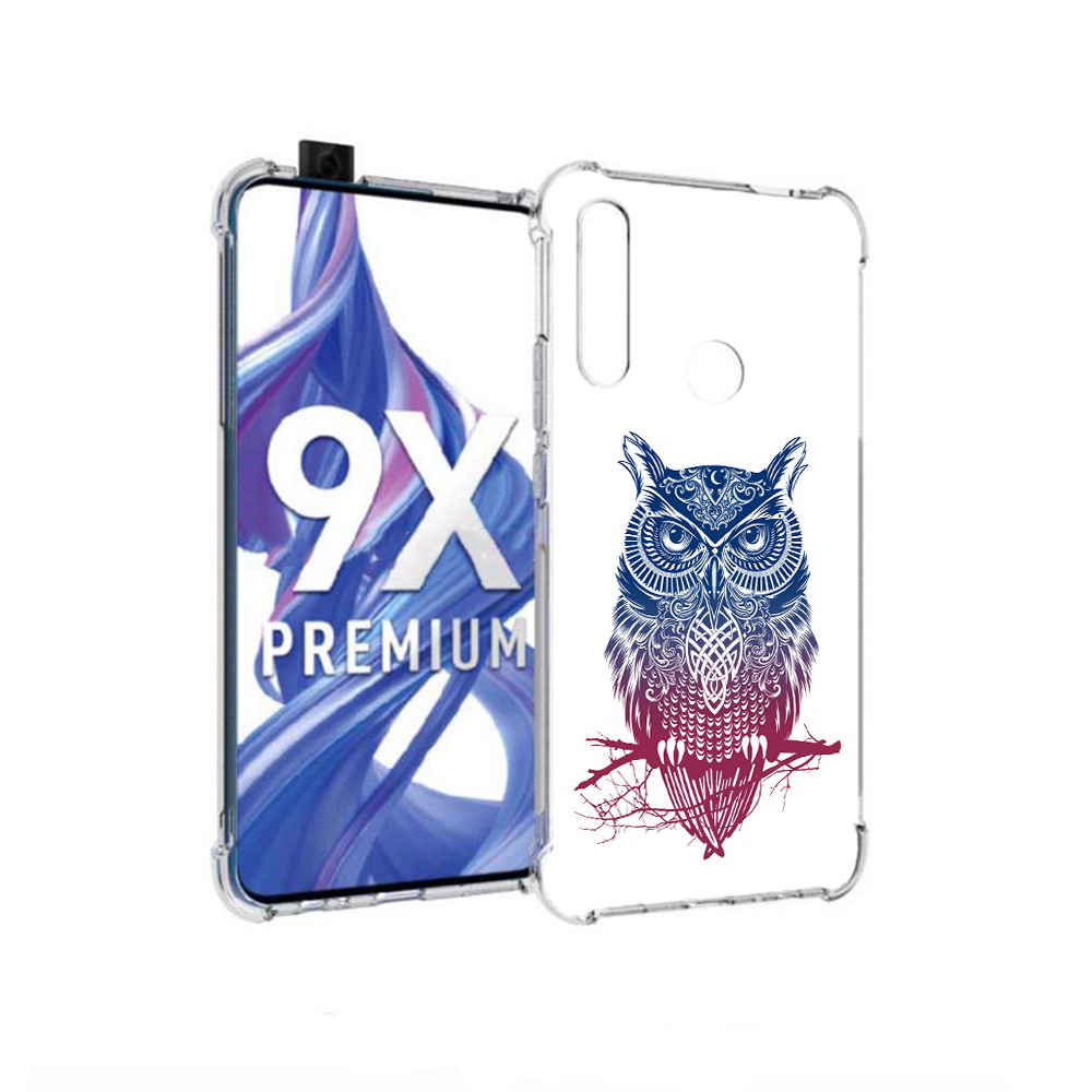 

Чехол MyPads Tocco для Honor 9X хиппи сова (PT139835.22.664), Прозрачный, Tocco