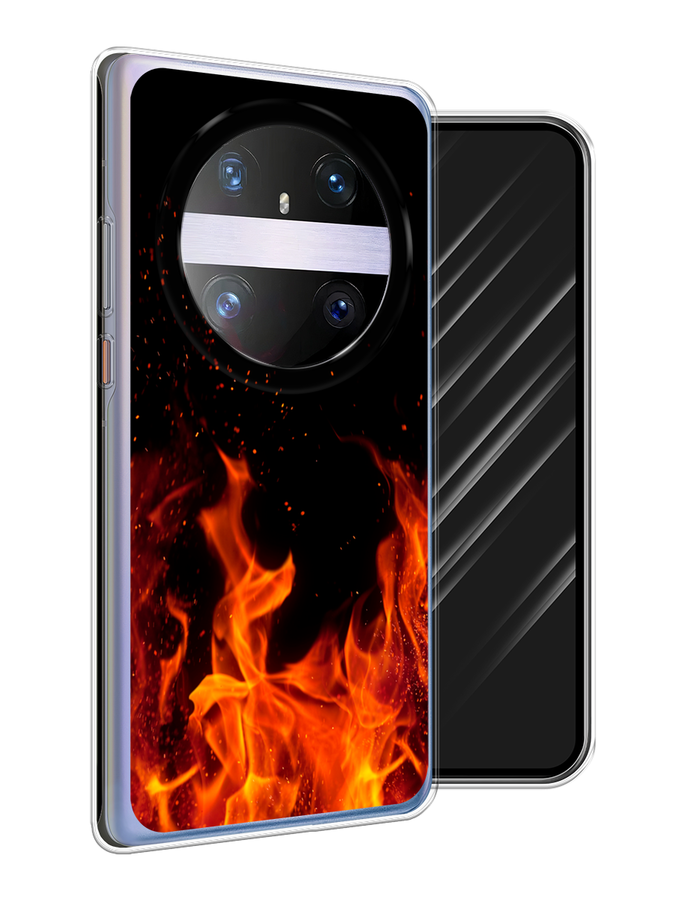 

Чехол Awog на Huawei Mate 60 Pro "Все в огне", Оранжевый;черный, 6122250-1