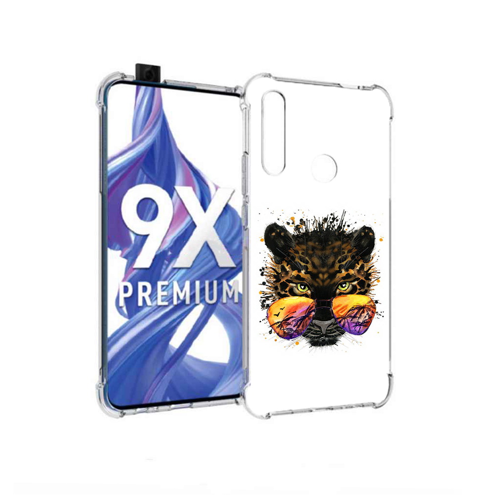 

Чехол MyPads Tocco для Honor 9X тропический леопард (PT139835.22.649), Прозрачный, Tocco