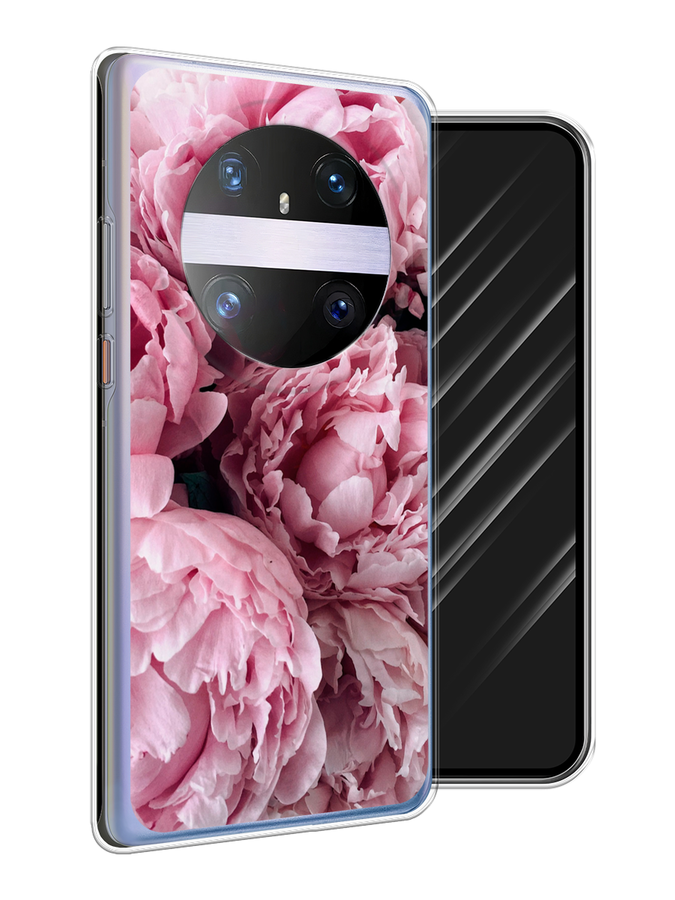 

Чехол Awog на Huawei Mate 60 Pro "Нежные пионы", Розовый;черный;белый, 6122250-1