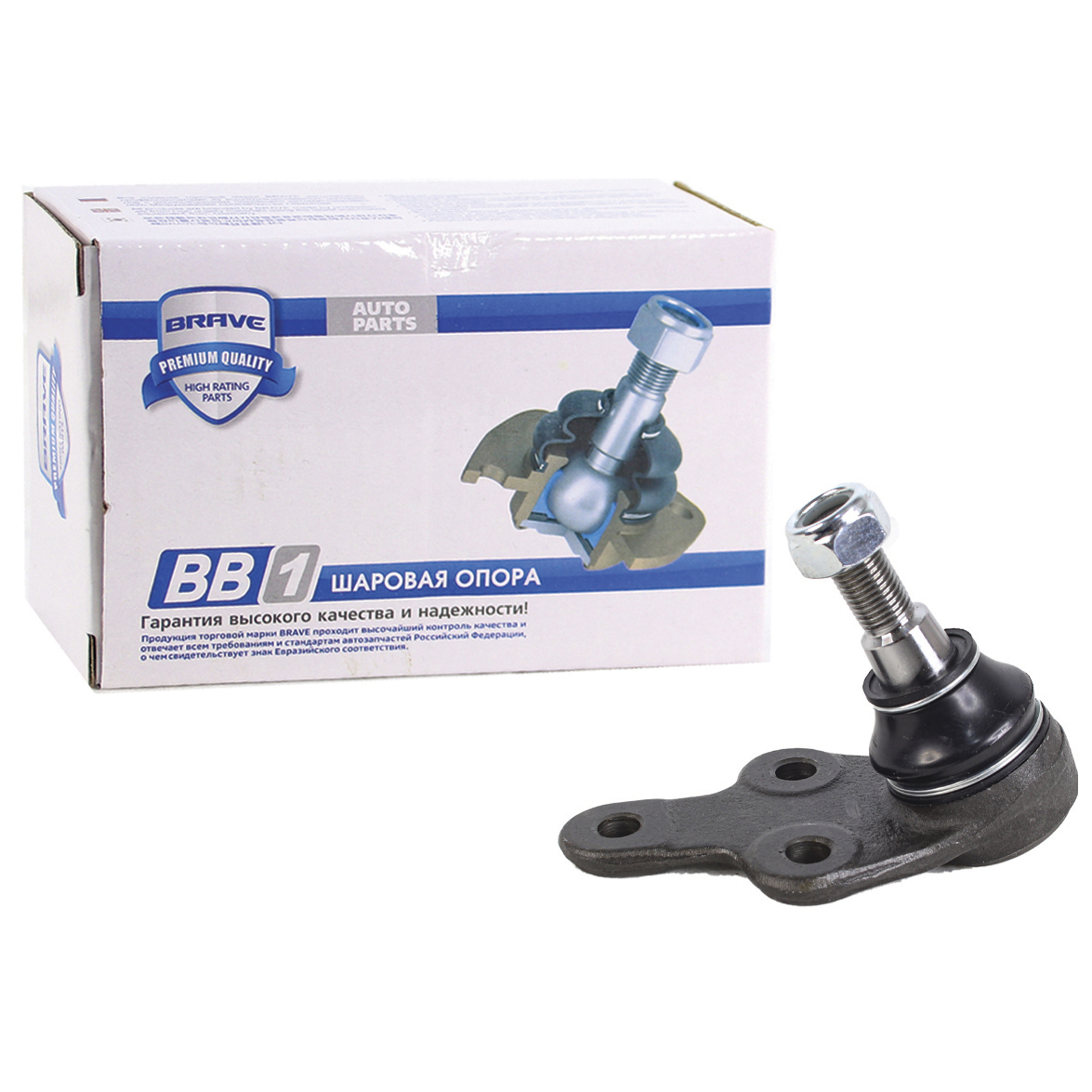 

Опора Шаровая Ford Focusii,C-Max21mm Brave Br.Bb.1.9 BRAVE арт. BR.BB.1.9