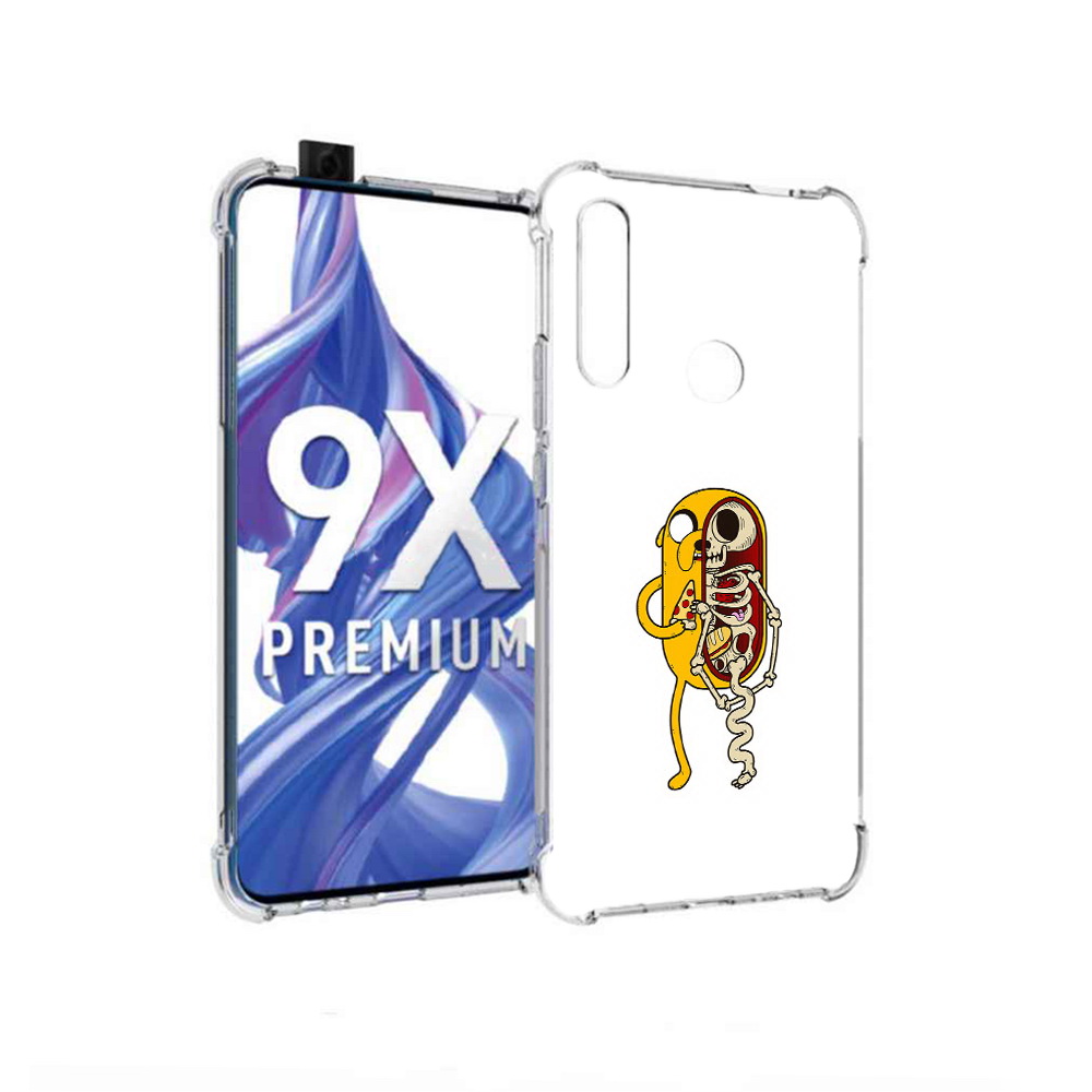

Чехол MyPads Tocco для Honor 9X Джейк скелет (PT139835.22.64), Прозрачный, Tocco