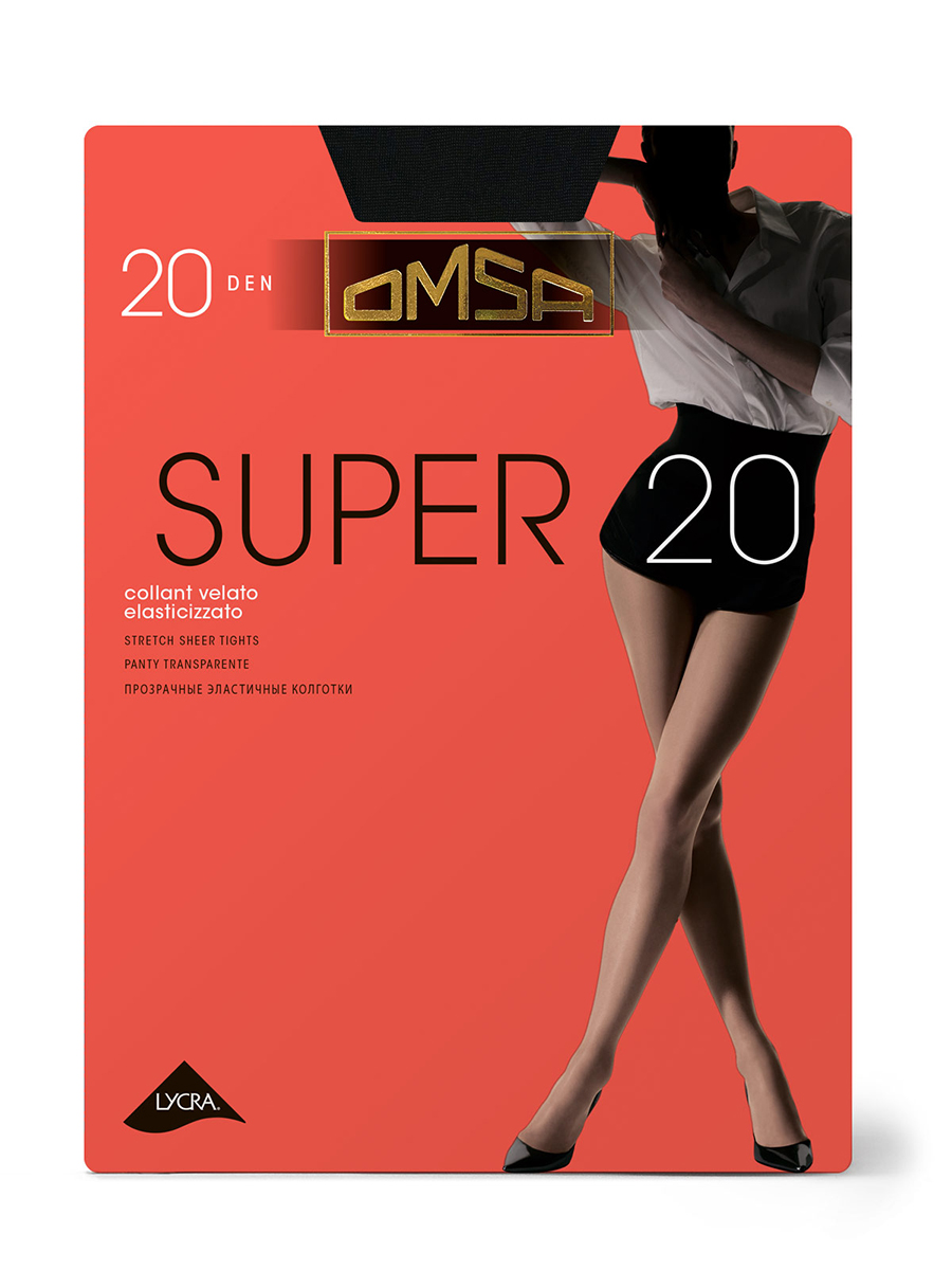 

Колготки женские Omsa черные 2, Черный