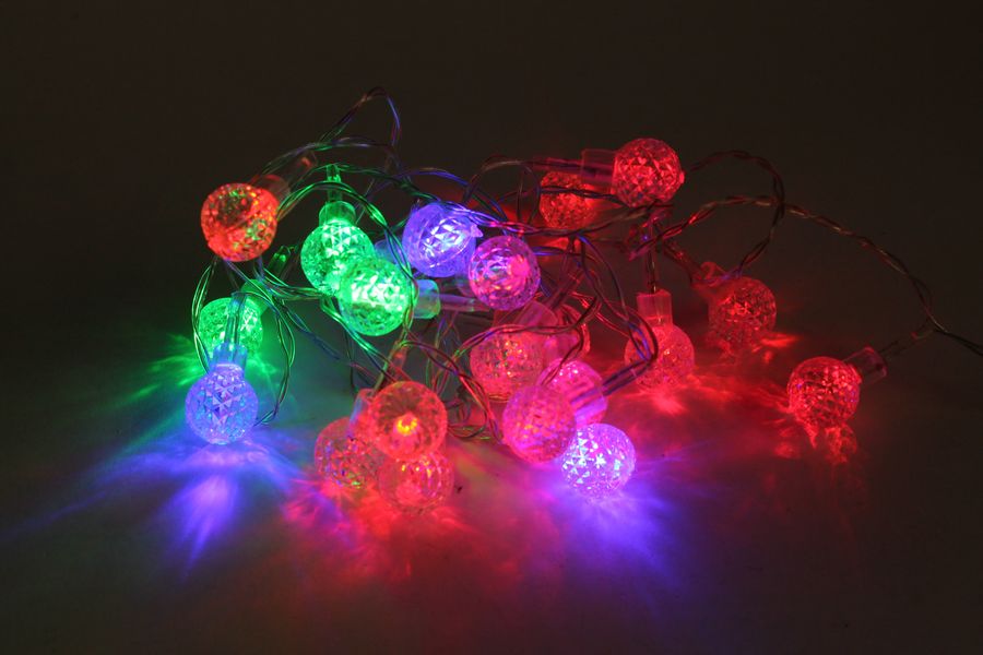Световая гирлянда новогодняя Сигнал Шарики ТВМ3820 3,8 м разноцветный/RGB