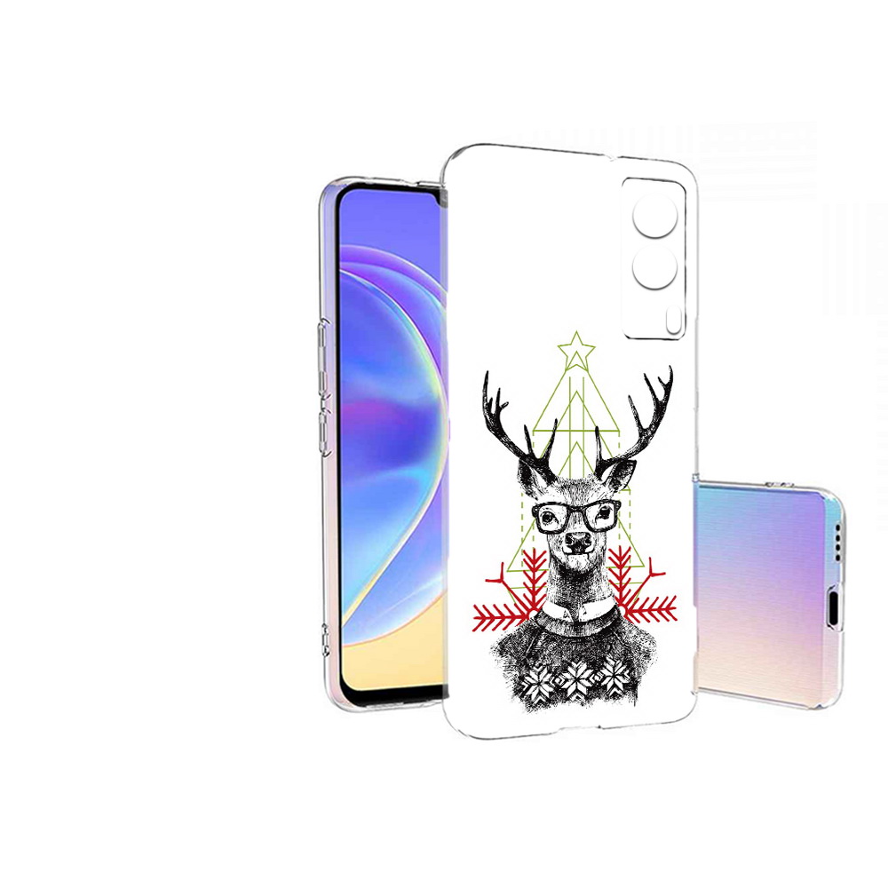 

Чехол MyPads Tocco для Vivo V21E умный олень (PT161736.380.652), Прозрачный, Tocco