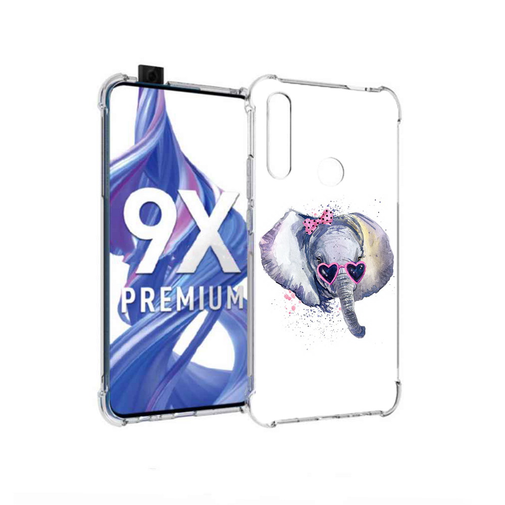 

Чехол MyPads Tocco для Honor 9X слоник в очках (PT139835.22.608), Прозрачный, Tocco