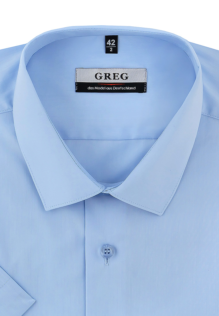 

Рубашка мужская Greg 01-00001839 голубая 39, Голубой, 01-00001839