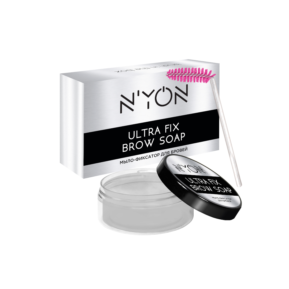 Мыло Для Бровей N'yon Ultra Fix Brow Soap средство для укладки бровей с эффектом ламинирования frozen gel cc brow 20гр