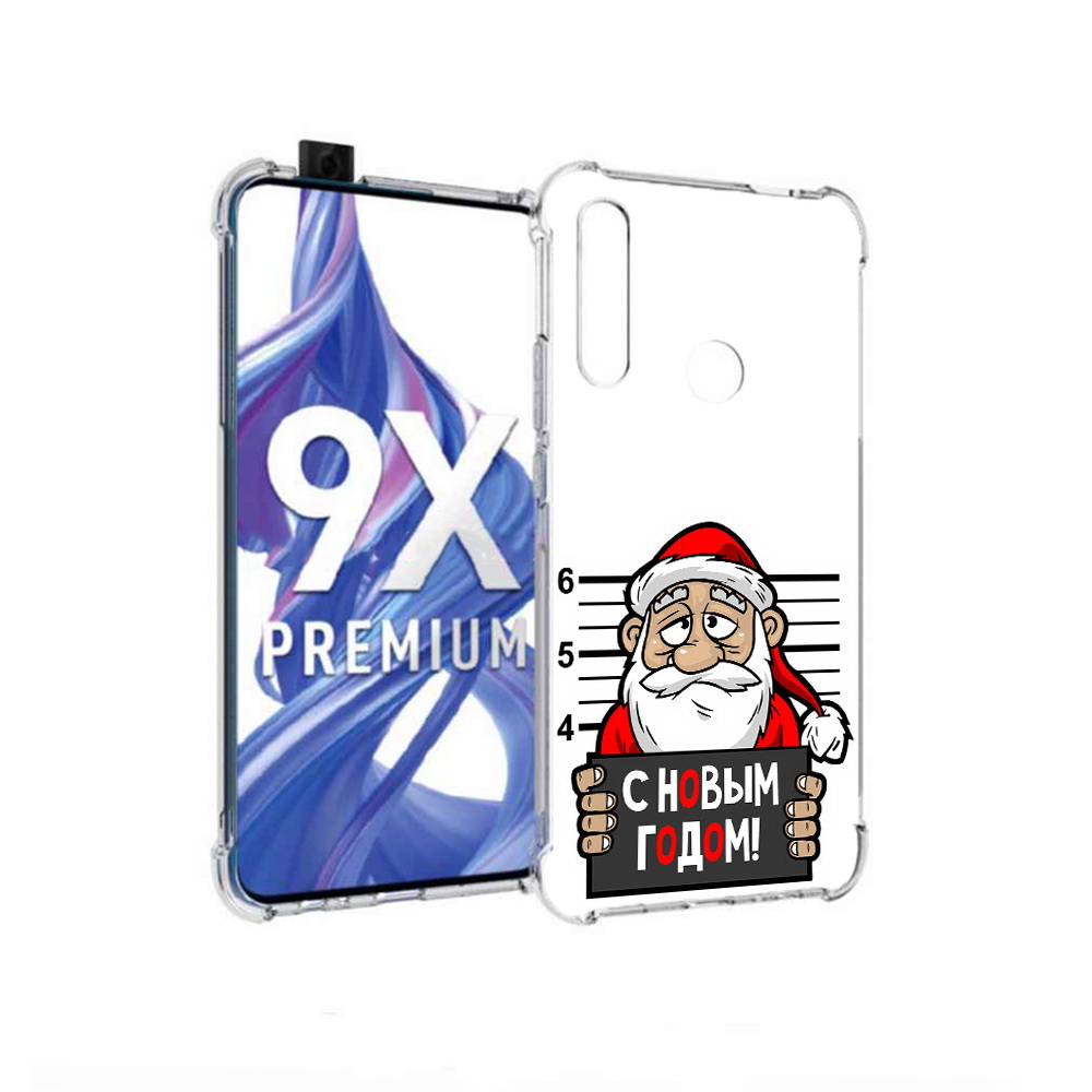 

Чехол MyPads Tocco для Honor 9X ДМ с новым годом заключенный (PT139835.22.59), Прозрачный, Tocco