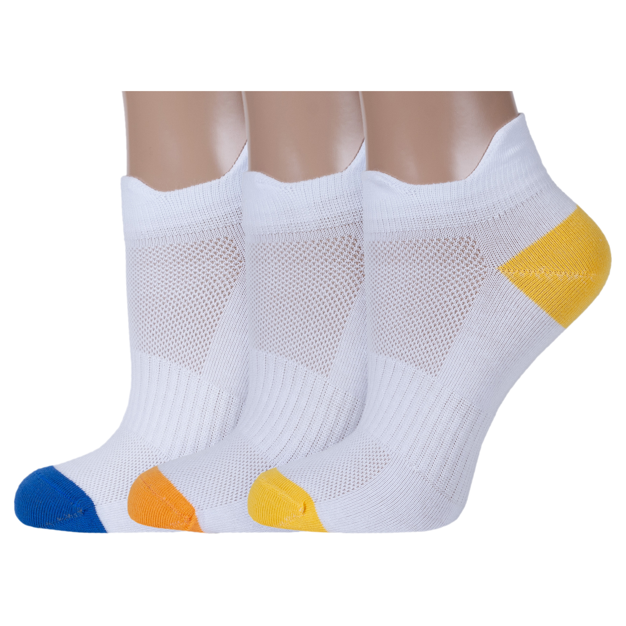 

Комплект носков женских Rusocks 3-Ж3-23760 белых 23-25, Белый, 3-Ж3-23760