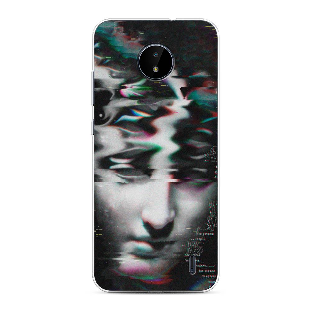 

Чехол Awog на Nokia C10 / Нокиа C10 "Glitch Art", Серый, 124450-9