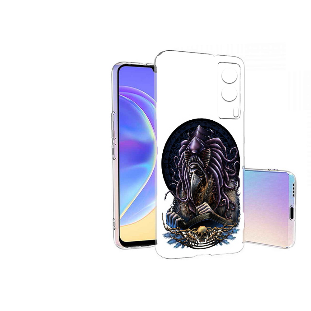 

Чехол MyPads Tocco для Vivo V21E умный ворон (PT161736.380.650), Прозрачный, Tocco