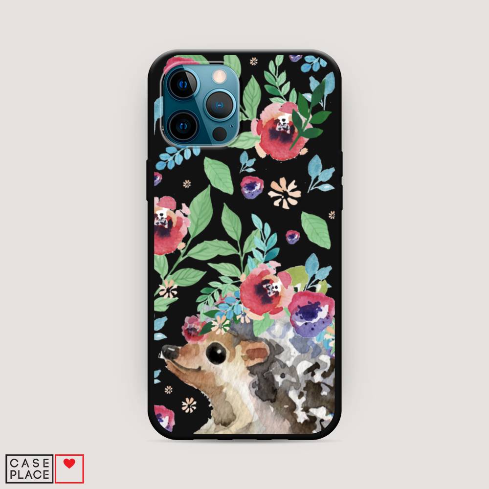

Чехол Awog на Apple iPhone 12 Pro / Айфон 12 Pro "Ежик в цветах акварель", Разноцветный, 12852-1
