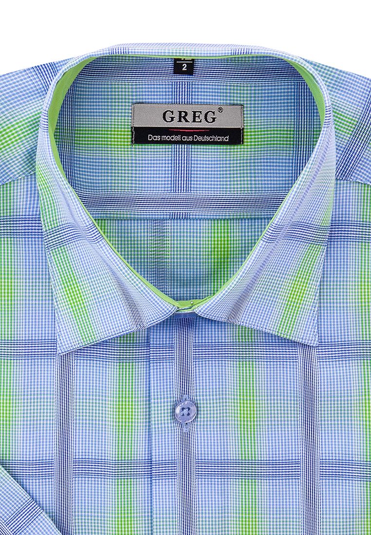 

Рубашка мужская Greg 01-00004861 голубая 39, Голубой, 01-00004861