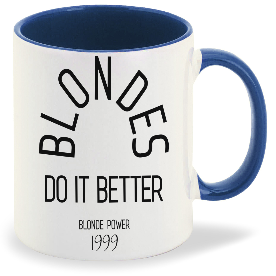 

Кружка CoolPodarok Blondes do it better, Blondes do it better