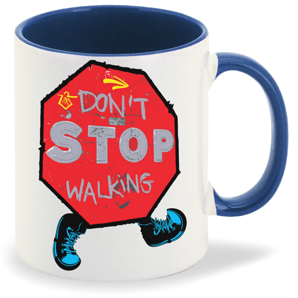 

Кружка CoolPodarok Dont stop walking, Dont stop walking