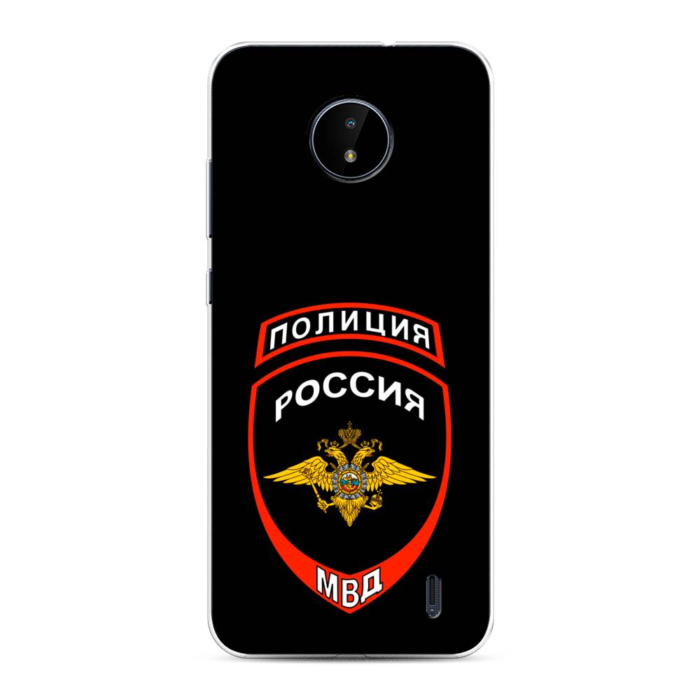 

Чехол Awog на Nokia C10 / Нокиа C10 "Полиция шеврон", Черный;красный;белый, 124450-5