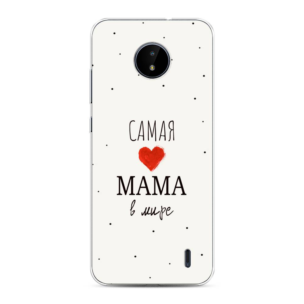 

Чехол Awog на Nokia C10 / Нокиа C10 "Самая любимая мама", Красный;черный;бежевый, 124450-6