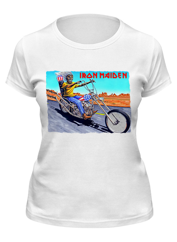 

Футболка женская Printio Iron maiden band белая S, Белый, Iron maiden band