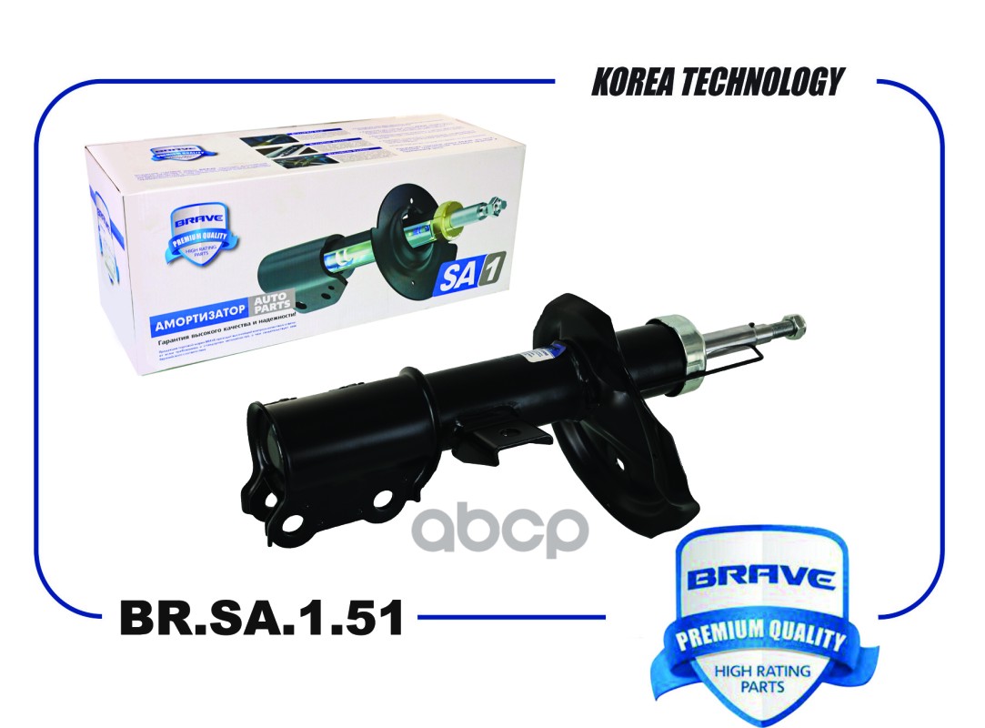 

Амортизатор Передний Левый 54651-1M300 Br.sa.1.51 Kia Cerato Td 09- {Gas} BRAVE арт.