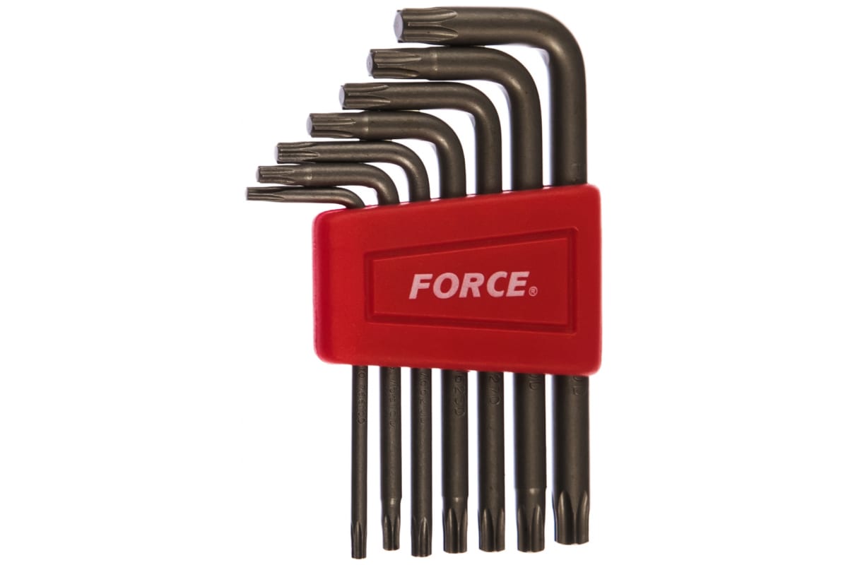 Набор ключей Г-образных TORX Т10-Т40 7 предметов FORCE 5071