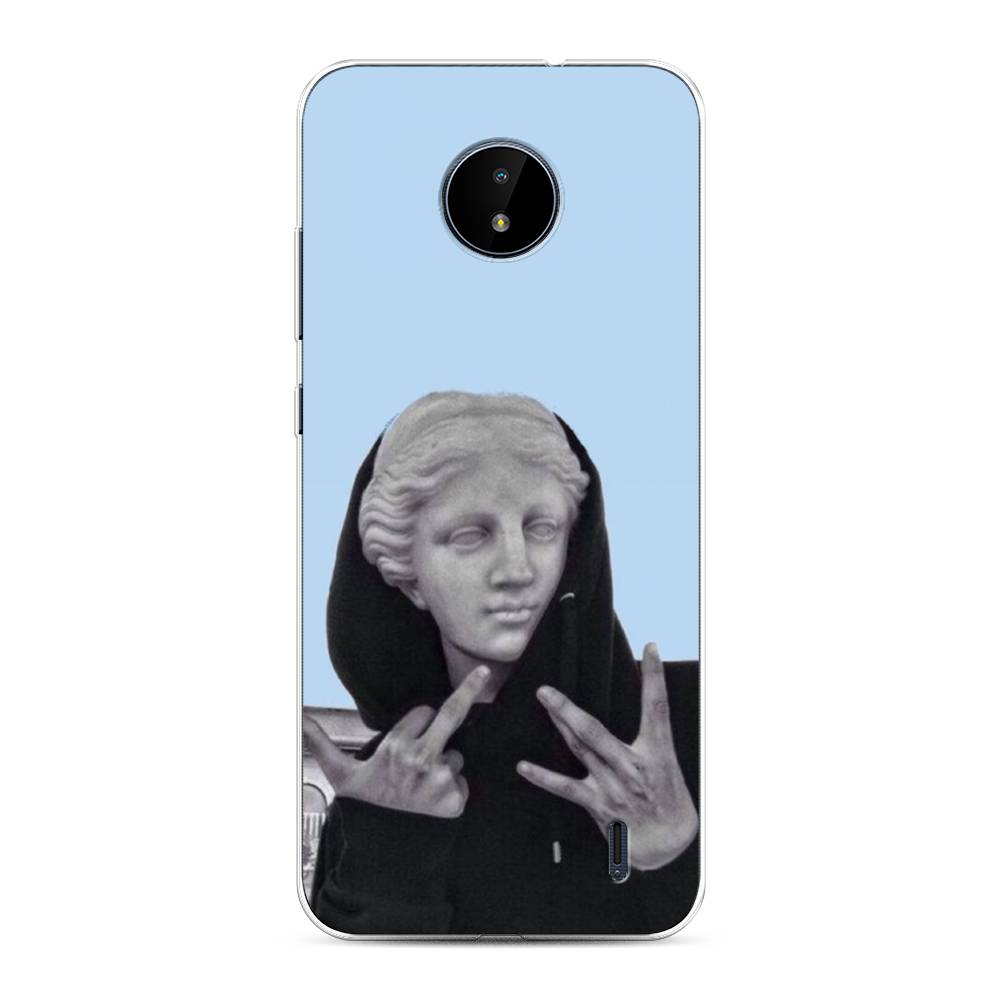 

Чехол Awog на Nokia C10 / Нокиа C10 "SWAG статуя", Голубой, 124450-9