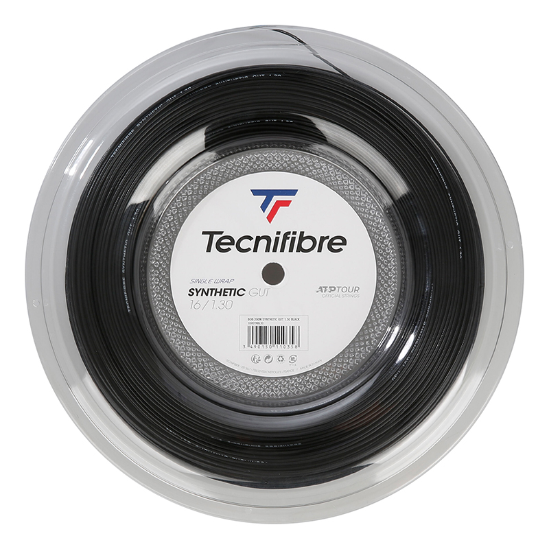 фото Струна для тенниса tecnifibre 200m synthetic gut 05rsynbl, black, 1.30