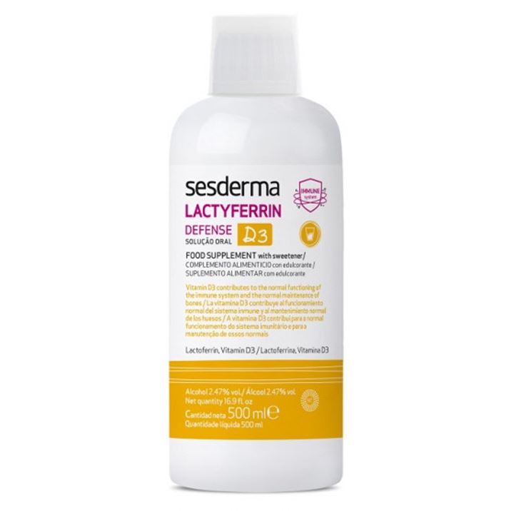 БАД SesDerma Additive Lactyferrin Defense D3 Foot Supplement With Sweetener 500 мл