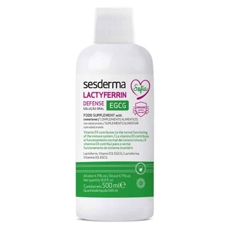 БАД SesDerma Additive Lactyferrin Defense EGCG питьевой 500 мл