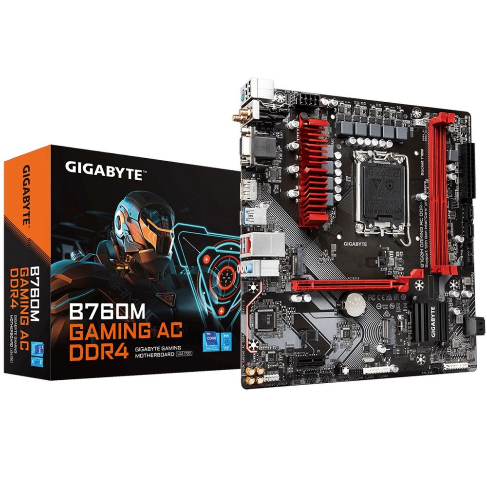 

Материнская плата GIGABYTE B760M GAMING AC DDR4, B760M GAMING AC DDR4