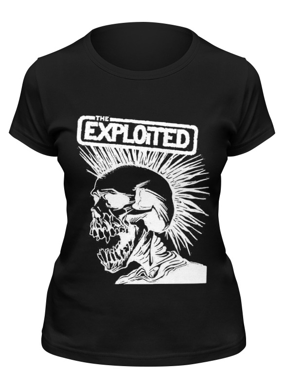 

Футболка женская Printio The exploited черная 2XL, Черный, The exploited