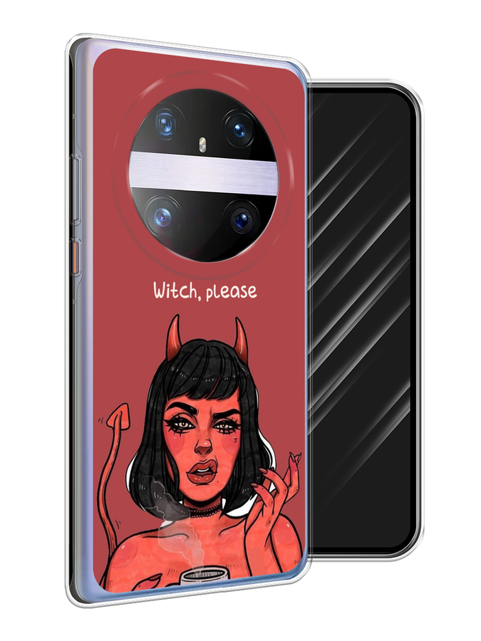 

Чехол Awog на Huawei Mate 60 Pro "Evil Girl", Бордовый;черный, 6122250-1