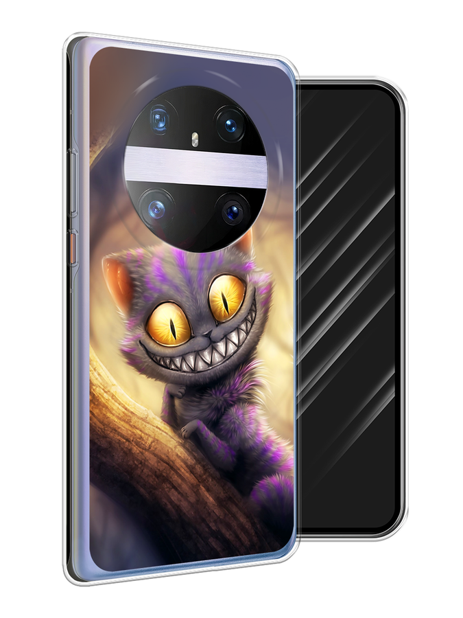 

Чехол Awog на Huawei Mate 60 Pro "Cheshire Cat", Фиолетовый;желтый, 6122250-1