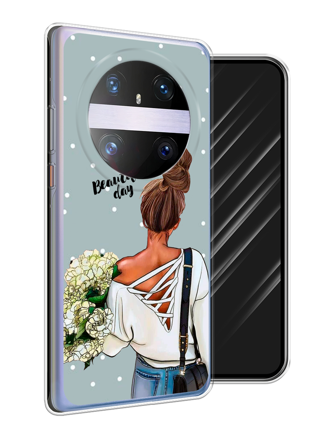 

Чехол Awog на Huawei Mate 60 Pro "Beautiful day", Голубой;коричневый;бежевый, 6122250-1