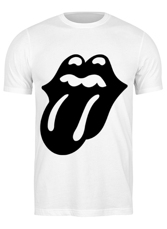 

Футболка мужская Printio Rolling stones (black) белая S, Белый, Rolling stones (black)