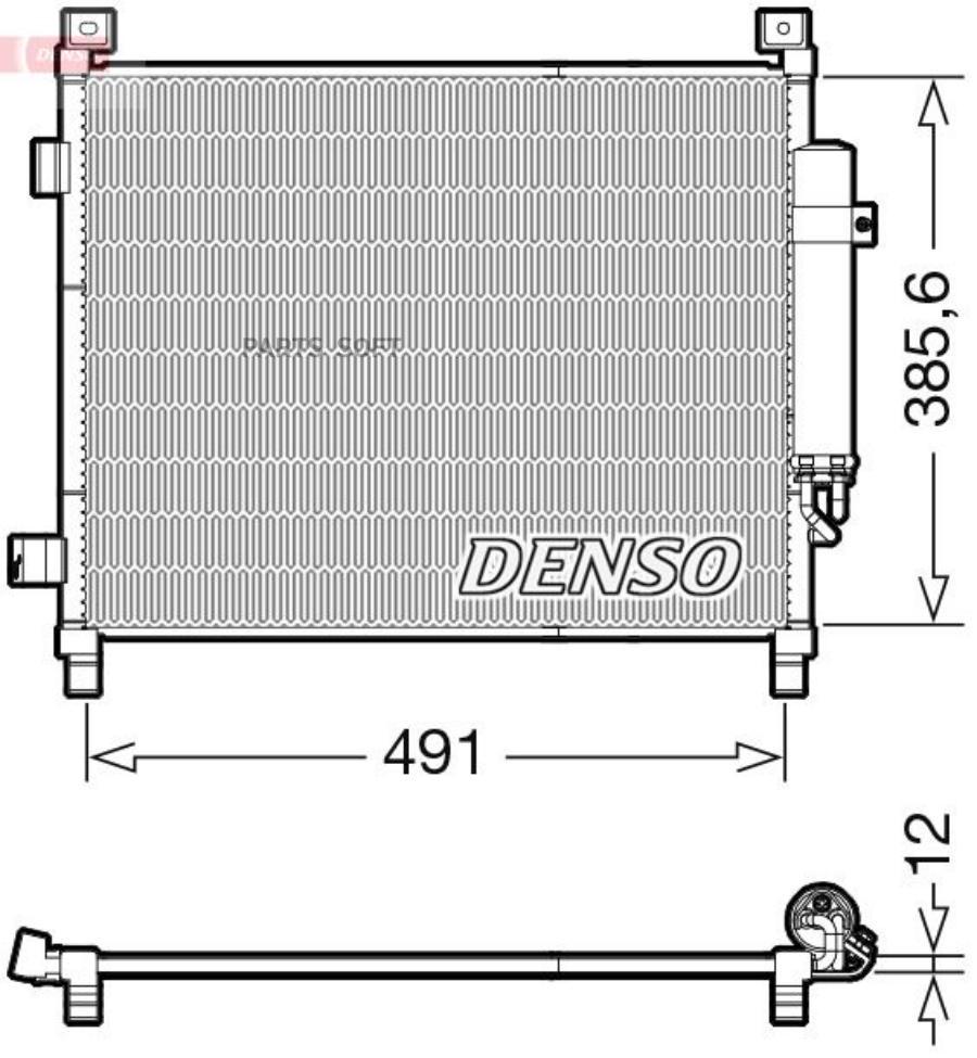 

DENSO DCN46031 Радиатор кондиционера () 1шт