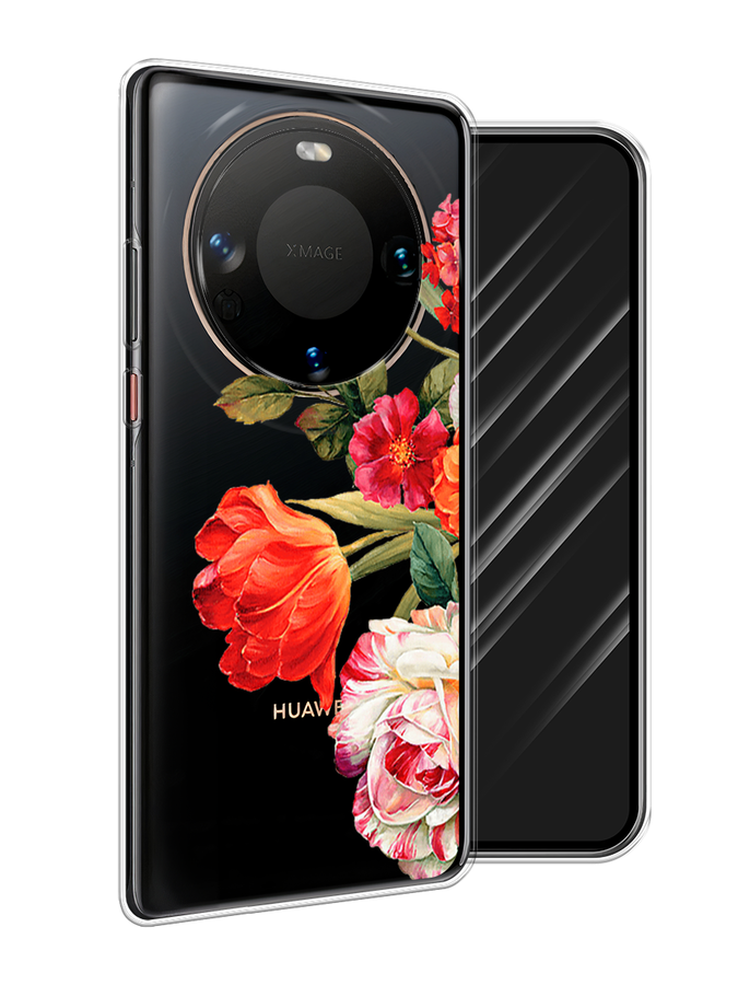 

Чехол Awog на Huawei Mate 60 "Весенний букет", Красный;розовый;зеленый, 6122150-1