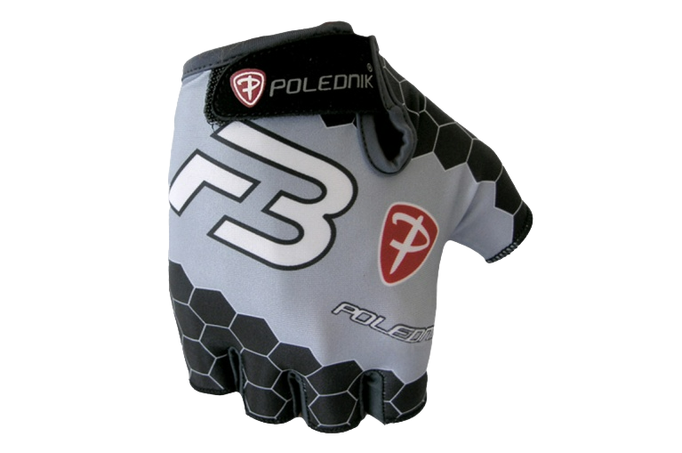

Велоперчатки Polednik F-3 BABY 5 черный серый