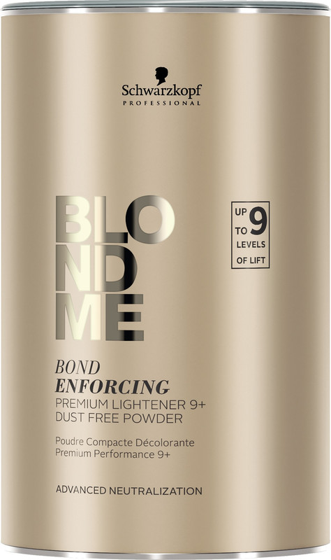 Обесцвечивающая Бондинг-пудра Schwarzkopf Blondme Bond Premium Lightener 450 мл обесцвечивающая пудра ultra blond de luxe dl p30 30 г