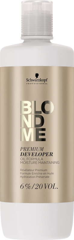 Проявитель Schwarzkopf BlondMe Premium Oil Developer 20 vol 6% 1000 мл проявитель l oreal professionnel blond studio nutri developer 9% 1000 мл