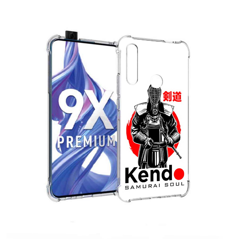 

Чехол MyPads Tocco для Honor 9X рисованый самурай (PT139835.22.581), Прозрачный, Tocco