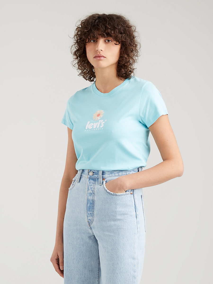 

Футболка женская Levis 17369-1818 голубая S, 17369-1818