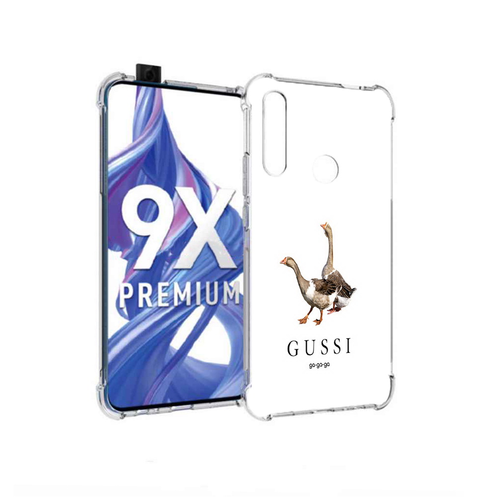 

Чехол MyPads Tocco для Honor 9X Гусси бренд (PT139835.22.56), Прозрачный, Tocco