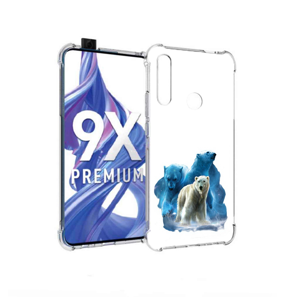 

Чехол MyPads Tocco для Honor 9X полярный медведь (PT139835.22.549), Прозрачный, Tocco