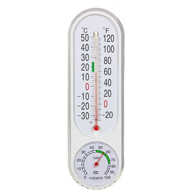 INBLOOM Термометр вертикальный, измерение влажности воздуха, 23x7см, пластик, блистер