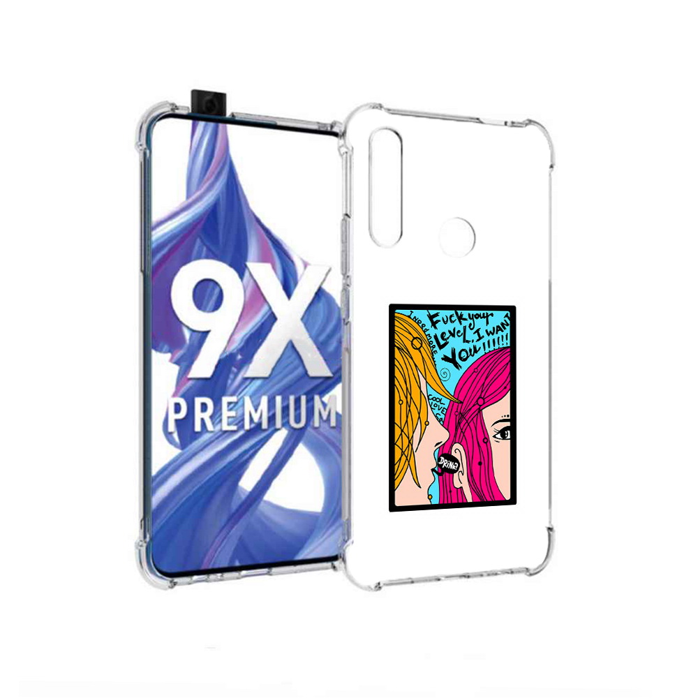 

Чехол MyPads Tocco для Honor 9X Выпьем (PT139835.22.51), Прозрачный, Tocco