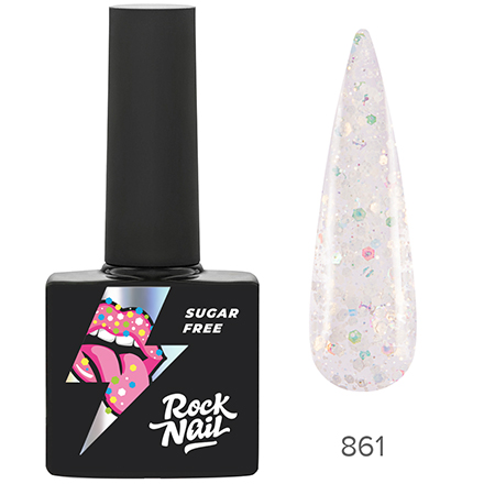 Гель-лак RockNail Sugar Free №861 Orbit Bez Sahara