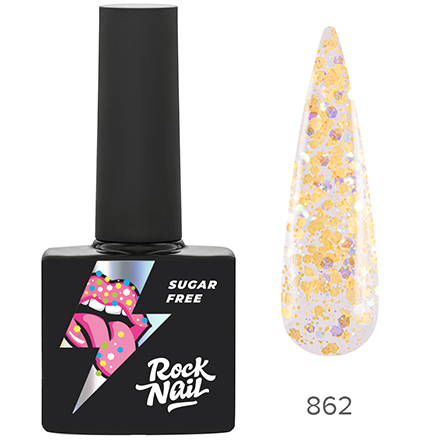 

Гель-лак RockNail Sugar Free № 862 Bananarama