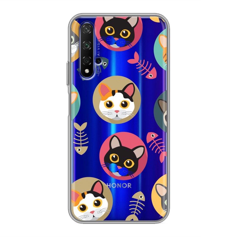 

Прозрачный чехол для Honor 20/Huawei Nova 5T, 69324